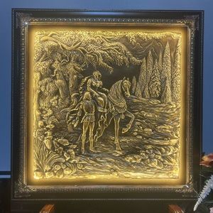 Handmade wood antique fram